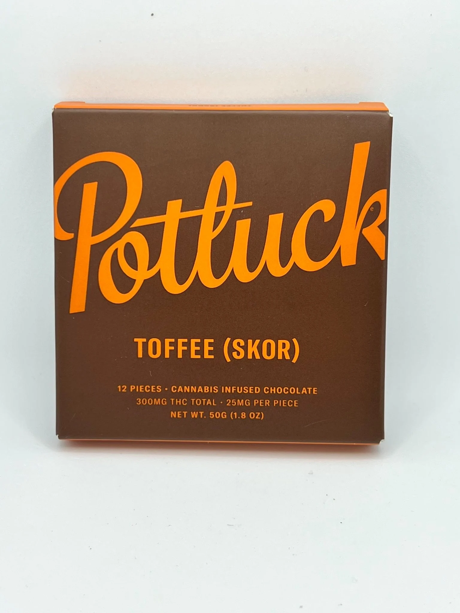 Potluck Chocolate Toffee Skor Mg Thc Pieces