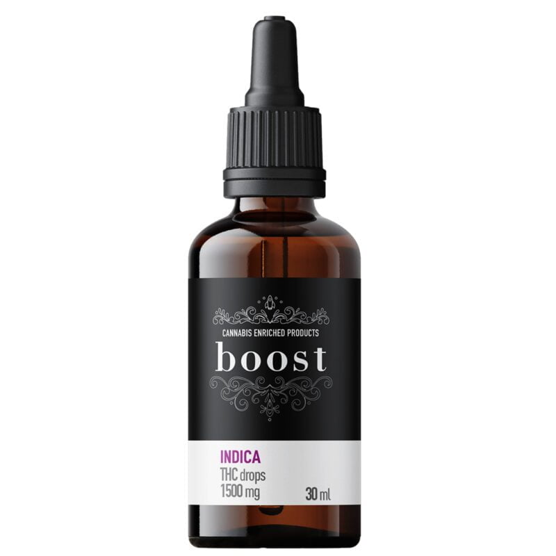 Boost 1500mg THC Tincture - Indica