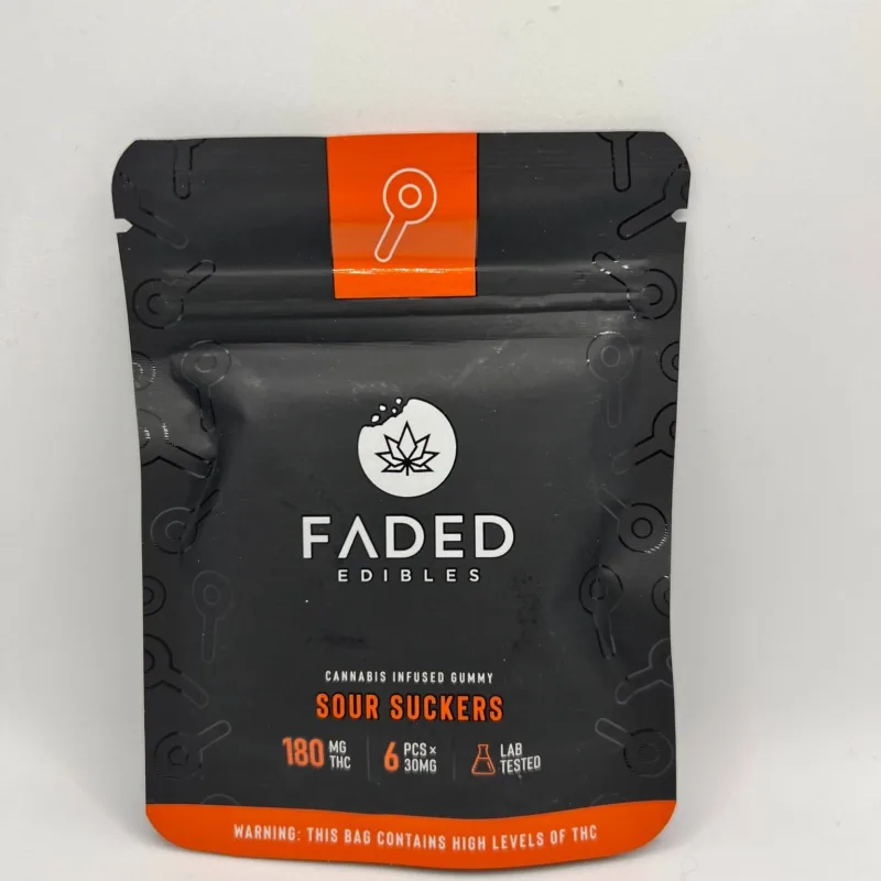Faded CO. Sour Suckers Gummies