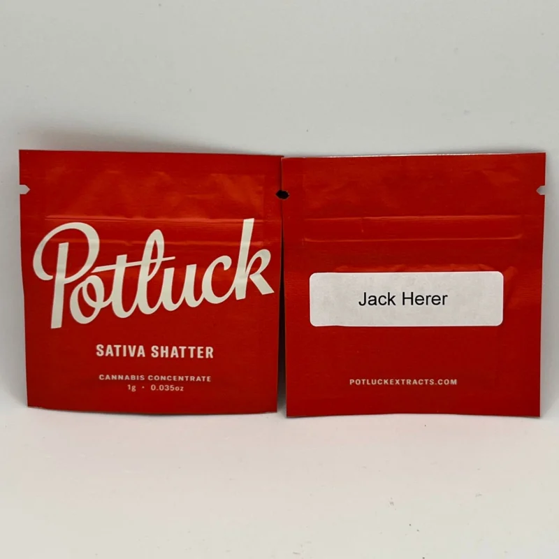 Potluck Sativa Jack Herer Shatter